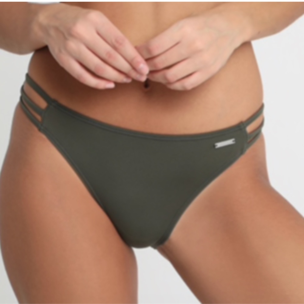 NWT Bruno Banani Alexa Low Rise Strappy Microfiber Bikini Swim Bottom